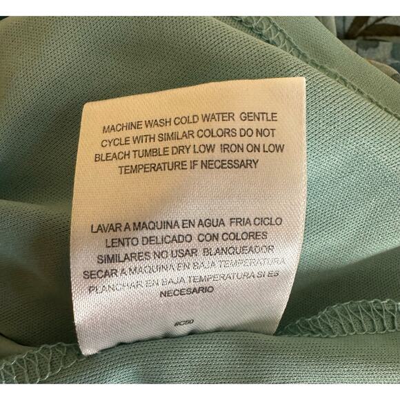 Lily Rose womens teal blue multi color floral, spaghetti strap hi-low dress XXL - Picture 10 of 10